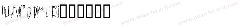 HelloFont ID DianHei EBJ字体转换